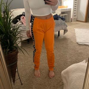 orange kappa sweatsuit